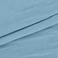 thumbnail image 5 of UPPADA Womens Summer Dress Short Sleeve Round Neck Cotton Linen Midi Dress Puff Short Sleeve Casual Empire Waist Loose Fit Dress,Light Blue Dress M, 5 of 7