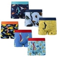 thumbnail image 1 of BIG ELEPHANT Paquete de 6 Bóxers para Niños – 100% Algodón, Ropa Interior Suave y Transpirable para Niños Pequeños, Tallas 3-9 Años, 1 of 14