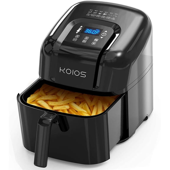 KOIOS Air Fryer, Electric Hot Air Fryer Oven / XXL 7.8 QT Large Air Fryer Dehydrator, 1800-Watt 4*6 Presets - New
