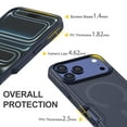thumbnail image 3 of Allytechgroup for iPhone 16 Plus Back Cover Case Magnetic Shock-Resistant Anti-Scratch Support Wireless Charging Non-Slip Protection Shockproof Bumper for Women Men, Cherrypink, 3 of 6