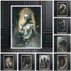 thumbnail image 2 of Dark Academia Art Crow Cuervo's Call póster impresiones para sala de estar, decoración del hogar, bruja gótica, Gato Negro, pintura en lienzo, arte de pared, 2 of 4