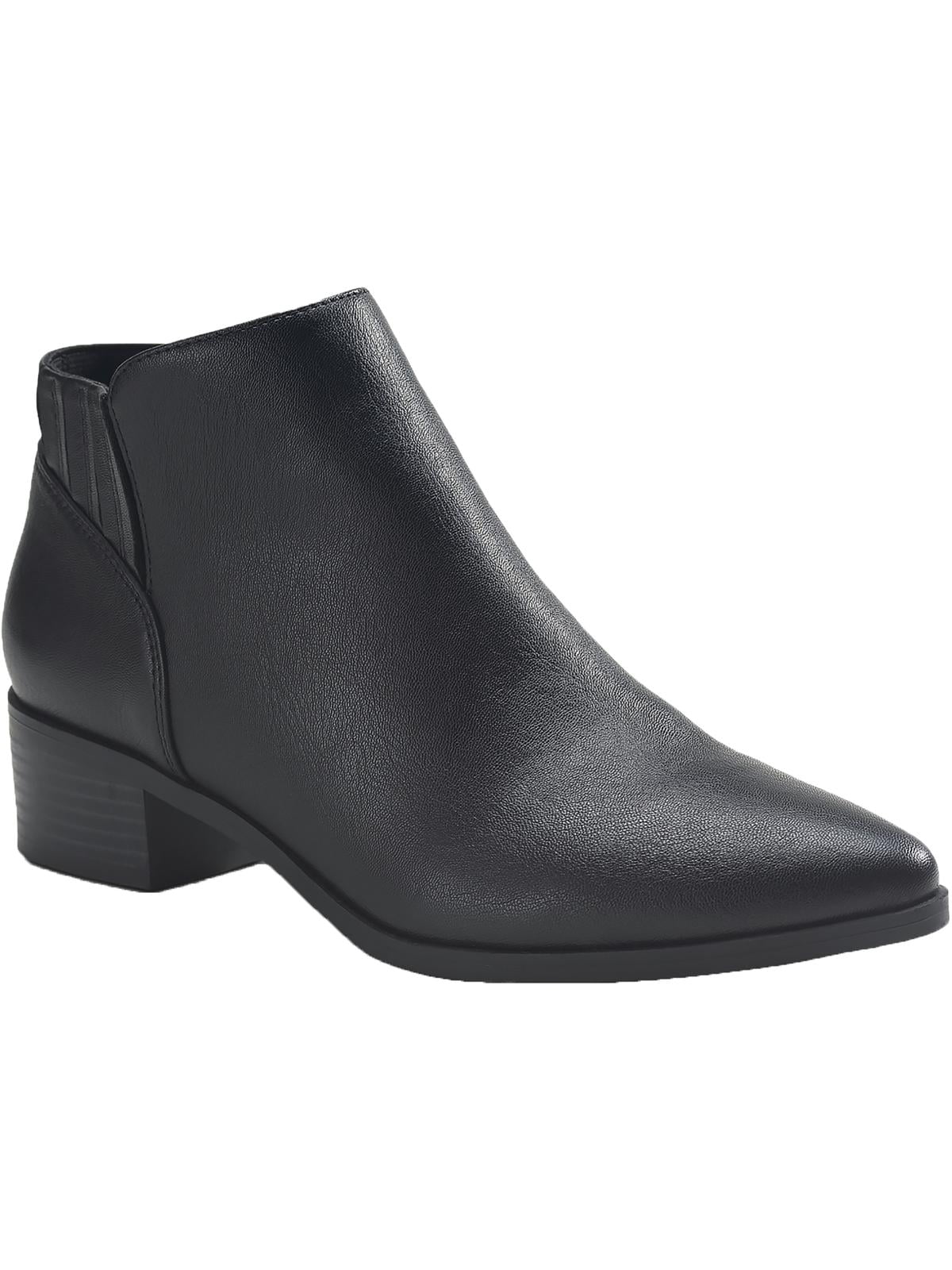 American Rag Womens Tori Padded Insole Pointed Toe Booties, 9 / Black Smooth