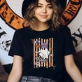 thumbnail image 3 of Skater Ghost Graphic T-Shirt | Unisex Spooky Season Outfit, Black, Size 3XL, 3 of 6