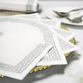 thumbnail image 4 of BalsaCircle 20 Pieces White Silver Metallic Greek Key Design Paper Cocktail Napkins, 4 of 8