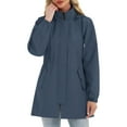 thumbnail image 6 of LYXSSBYX Womens Fashion Hoodies Sweatshirts Ladies' Outdoor Sports Waterproof Drawstring Pocket Detachable Hooded Jacket, 6 of 9