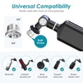 thumbnail image 5 of YOUSHARES Microphone Boom Arm - Weighted Metal Mic Arm Compatible with HyperX QuadCast Mic, Blue Yeti, Rode, Razer and Most USB Mic, Flexible Mic Boom Arm Desk Mount with 5 Freely Adjustable Joints, 5 of 7
