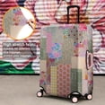 thumbnail image 4 of Pioneer Flower Floral Print Pattern Luggage Cover Fashion Suitcase Cover Baggage Covers Fit 25-28 Inch Luggage (Go Travel), 4 of 5
