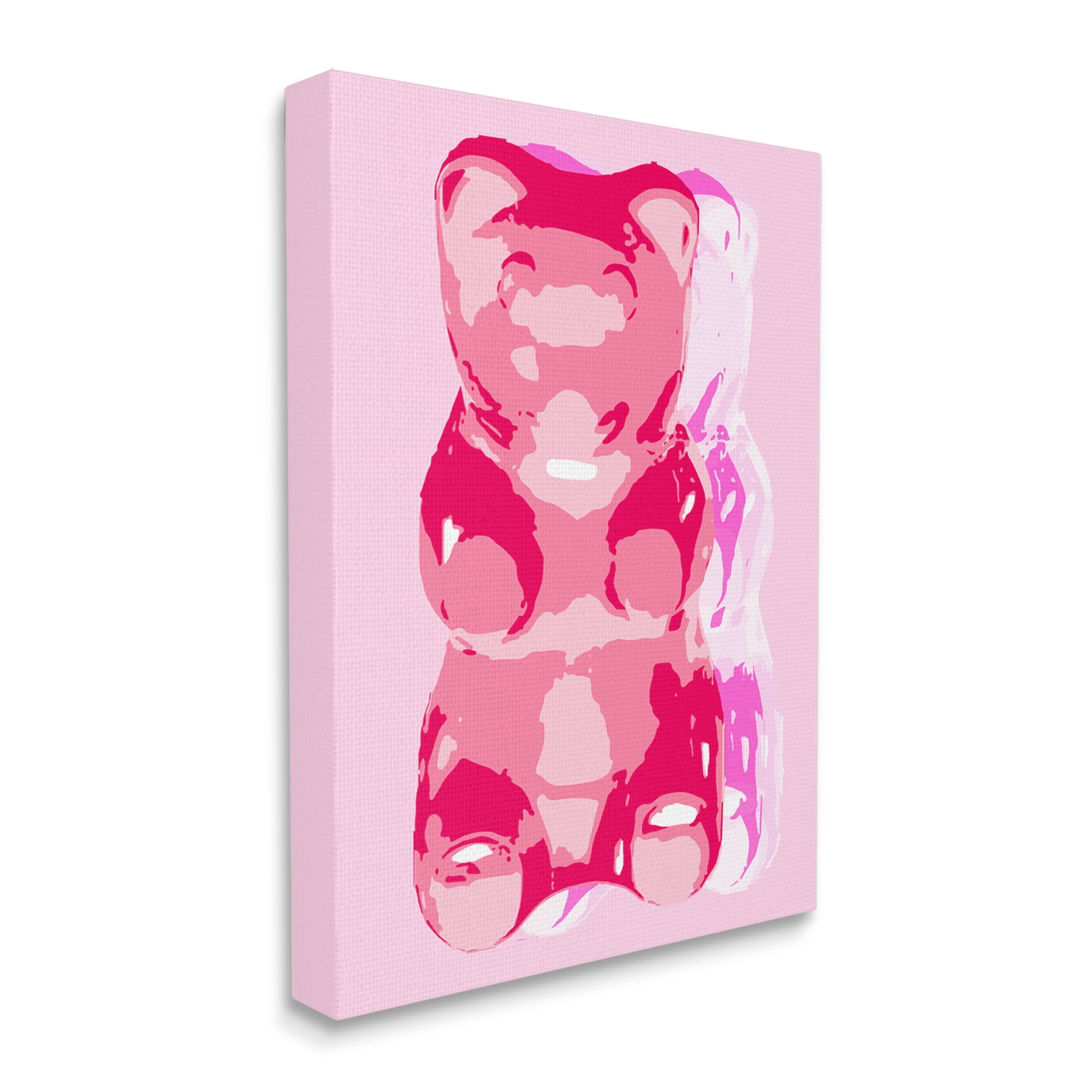 Stupell Industries Modern Gummy Bear Food & Beverage Painting Gallery Wrapped Canvas Print Wall Art, 36 x 48