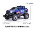thumbnail image 2 of New Bright 1:10 Scale Ford Raptor Remote Control Blue Truck, 61078-2B, 2 of 6