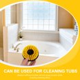 thumbnail image 3 of Miangastore Brush Cleaner Tool Drill Brush Head Abs Yellow 1Set 4.7x4.7in, 3 of 8