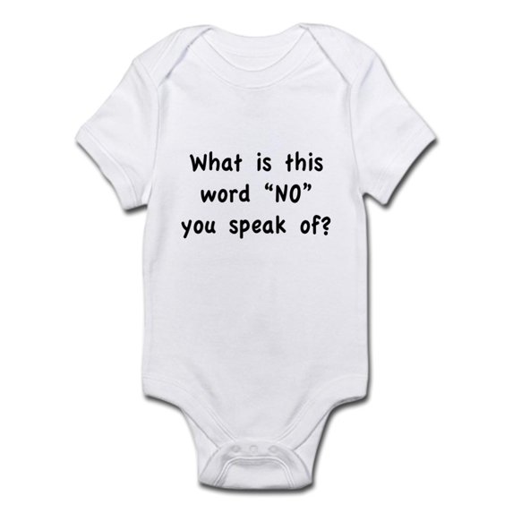 CafePress - What Is This Word No You Speak Of? Infant Bodysu - Baby Light Bodysuit