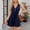 *Dark Blue, variant on ClodeEU Women's Sleeveless Tie Waist Loose Fit Jumpsuit ,Casual Summer Long Romper Gray,Womens Plus S