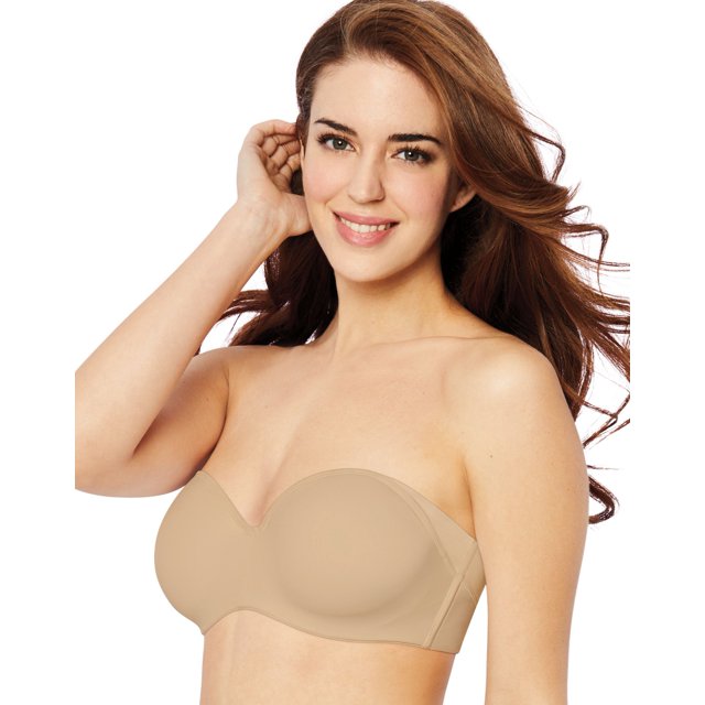 Bali Womens One Smooth U Strapless Multiway Underwire Bra, 38B, Nude