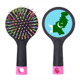 thumbnail image 1 of Pakistan Map Plate National Flag Country Salon Detangling Hair Brush Cushion Base, 1 of 3
