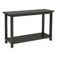 thumbnail image 2 of Ayne Table Console, 1 Étagère Inférieure, Cadre en Bois Noir Classique, 47 Pouces, 2 of 7