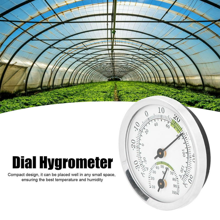Thermometer Mini Hygrometer Analog Humidity Room Climate Outdoor-Indoor  G1H6 