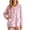 Pink#warm bed jackets for women, variant on Moxiu Bed Jackets Womens Cozy Soft Fleece Plush Jacket Floral Texture Pajama Top with Pockets Button Front Lounge Sleepwear White,S