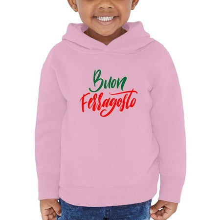 

Buon Ferragosto Red Calligraphy Hoodie Toddler -Image by Shutterstock 5 Toddler