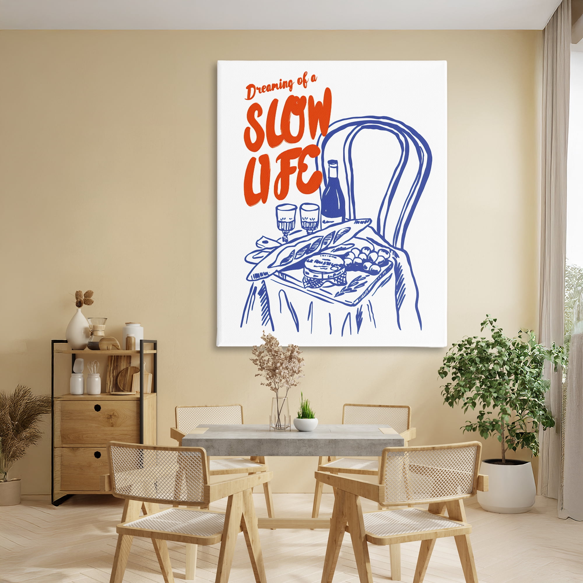 Stupell Industries Dreaming Of A Slow Life Canvas Wall Art, design by The Prints Vibe