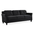 thumbnail image 2 of Home Square 2 Piece Living Room Set with Sofa and Loveseat in Black, 2 of 3