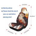 thumbnail image 3 of Uemuo Colorful Abstract Eagle Pattern Car Seat Covers for Front Seats Waterproof Seat Covers for Cars, Universal Auto Front Seats Protector Fits for Car-2 PCS, 3 of 6