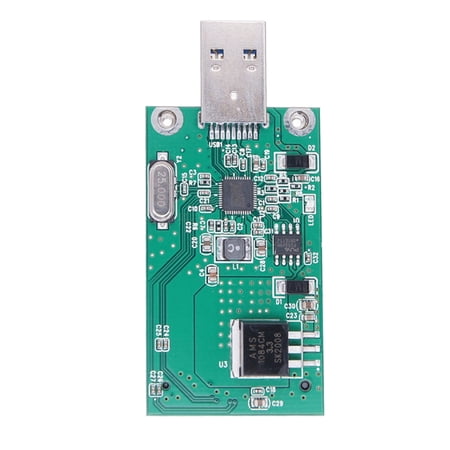 AOOOWER Lightweight mSATA Adapter mSATA to USB Adapter for Convenient Data Management Across Devices ASM225 Main Control