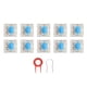 thumbnail image 1 of Interruptores mecánicos de teclado NikouMX 10 piezas azul, 1 of 8
