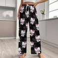 thumbnail image 2 of Hello Kitty Womens Comfy Pajama PJ Pants Lounge Pants Sleepwear Drawstring PJ Bottoms Pants, 2 of 7