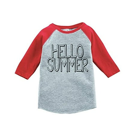 

Custom Party Shop Hello Summer Raglan Tee Red