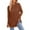 Brown, variant on Long Sleeve Shirts for Women, Womens Tunic Tops to Wear with Leggings Long Sleeve Thumb Hole Shirts Crew Neck Curved Womens Long Sleeve Tops