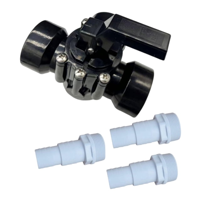 Válvula Desviadora shamjiam 3 Vías Conexión Mangueras Piscina 1 1/2 Pulgadas