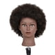 thumbnail image 2 of Cabello Cabeza de maniquí Cosmetología Maniquí Teñido Corte Estilo Enrollado Práctica Afro Negro Claro Yuyangstore cabeza de maniquí, 2 of 8