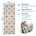thumbnail image 2 of Beige Cow Flower Pattern Hot Yoga Mat Towel Non Slip for Hot Yoga - Quick-Drying Yoga Mat Cover with 4 Corner Pockets with Travel Bag - Hot Yoga Towel Non Slip Grip Moisture Wicking Sweat 70"x26", 2 of 6
