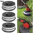 thumbnail image 4 of 3 pcs Trimmer spools for Einhell GC-ET 4530 RTV 400, RTV 550, RTV 550/1 Trimmer heads, 4 of 5