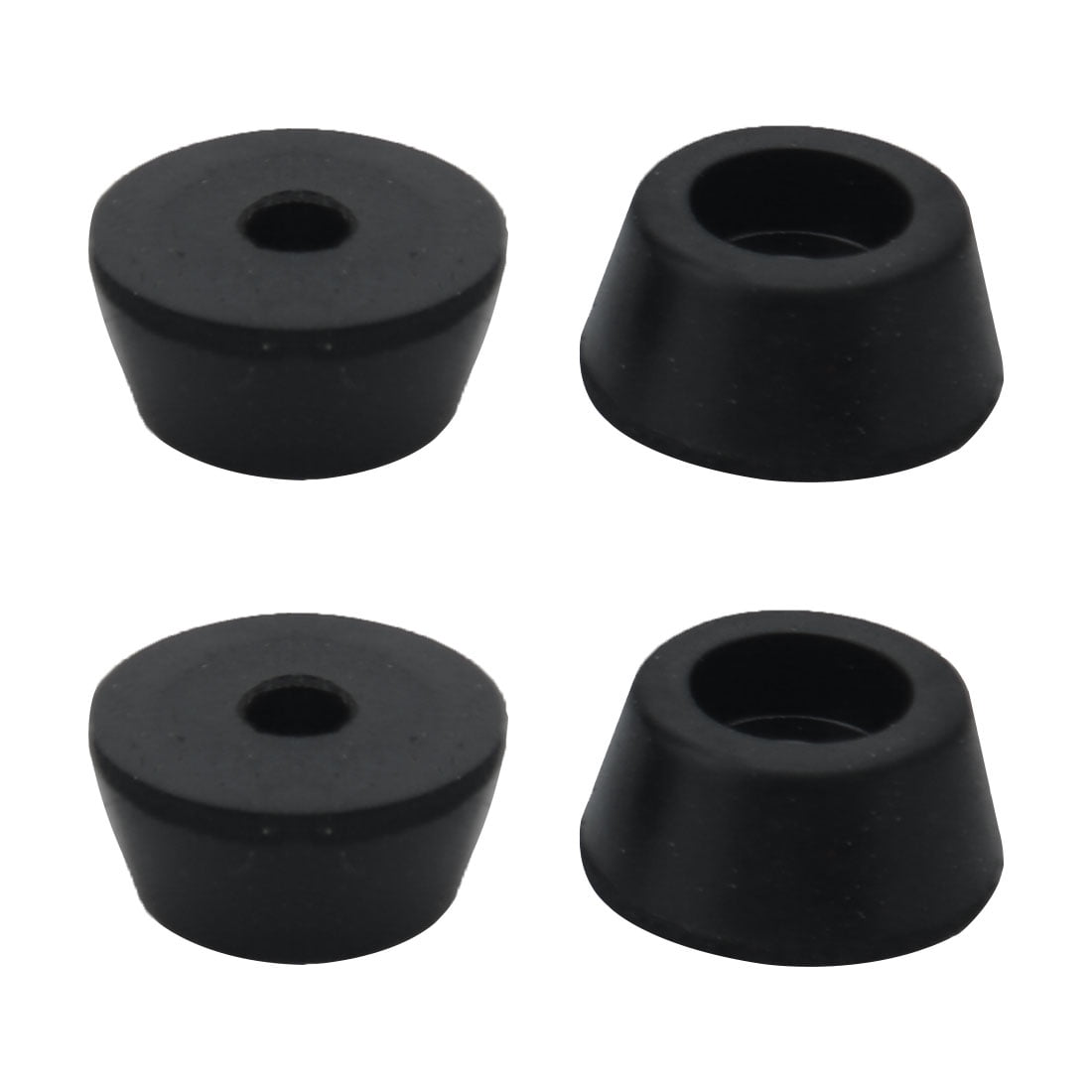 4pcs Rubber Feet Bumper Amplifier Laptop Feet Floor Protector, D15x12xH7mm