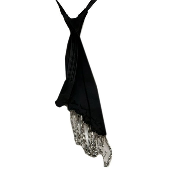 Apooke Stylish School Girl Necktie Kids Tassels Pre-tied Tie Uniform Accessories Fashionable Girls' Necktie Preepy Look