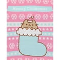 thumbnail image 2 of Pusheen Girls Pink Christmas Jumper, 2 of 5