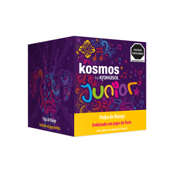 Kosmos Junior By Kromasol pulpa de mango caja con 36 sobres