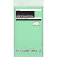Mint Green Plastic Party Tablecloth, Round, 84in
