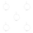 thumbnail image 3 of Tobillera para niñas Sonducket Plata en forma Cadenas de pies, 3 of 4