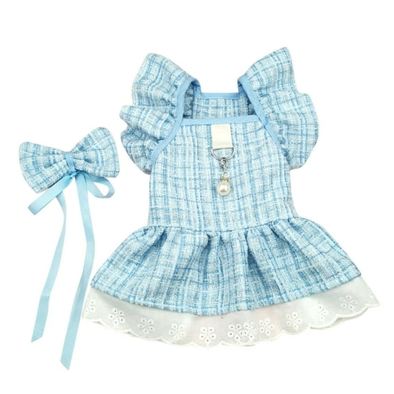 Small Dog Teddy Clothes - Spring/Autumn Fragrant Skirt, Soft Cloth Outfit for Small Dogs, Stylish & Comfortable