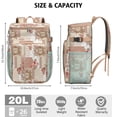 thumbnail image 3 of Travel Cooler Bag - Pioneer Flower Camping Beer Cooler Backpack with Bottle Opener- Waterproof Insulated Picnic Backpacks - Cooler Bag for Beach, 3 of 6
