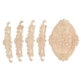 thumbnail image 2 of Apliques De Madera, Estilo Europeo, Elegante, Tamaño Preciso, Bricolaje, Madera Tallada En Esquina, Madera De Caucho Tallada única Para Decoración De Puertas De Gabinetes, 2 of 7