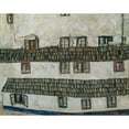 thumbnail image 3 of Egon Schiele 18x15 Black Modern Framed Museum Art Print Titled - House Wall (Window) (1914), 3 of 5