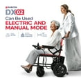 thumbnail image 3 of Lightweight Foldable Electric Wheelchair for Seniors, 500W Motor Power, ONLY 40LBS, 3 of 8