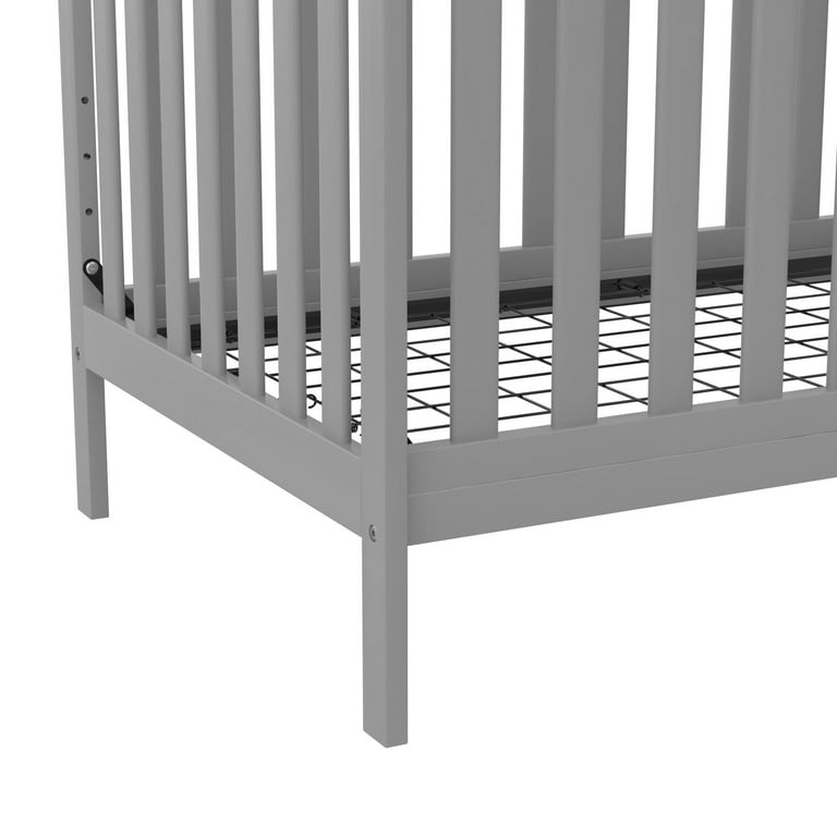 Baby Relax Adele 3 in 1 Convertible Crib Nursery Furniture Gray