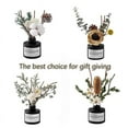 thumbnail image 4 of Preserved Real Flower Reed Diffuser Sets 3.38 oz(100ml) Jasmine Gardenia Scent Home Fragrance Scent Essential Oil Stick Diffuser for Bedroom Bathroom Home Décor Aroma Bouquet Scented, 4 of 20