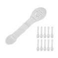 thumbnail image 3 of Adjustable  Straps, Strong Adhesive Soft Child  Strap Locks  For Round Corner Cabinets For Flat Door Panels For Drawers For Refrigerators, 3 of 8