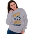 thumbnail image 3 of United States Semper Fortis Navy Sweatshirt for Men or Women Brisco Brands S, 3 of 6