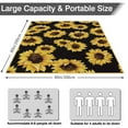 thumbnail image 5 of 80”x 80”Extra Large Sunflower Picnic Blankets Waterproof Foldable Beach Blanket Sandproof,3-Layer Thicking Outdoor Packable Blanket for Camping, Park, Beach, Grass, Indoors, 5 of 6